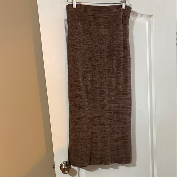 Free People Brown Midi Skirt - Picture 4 of 4